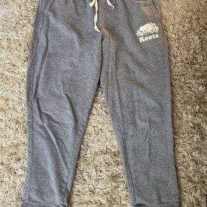 Roots heather gray jogger-Size L